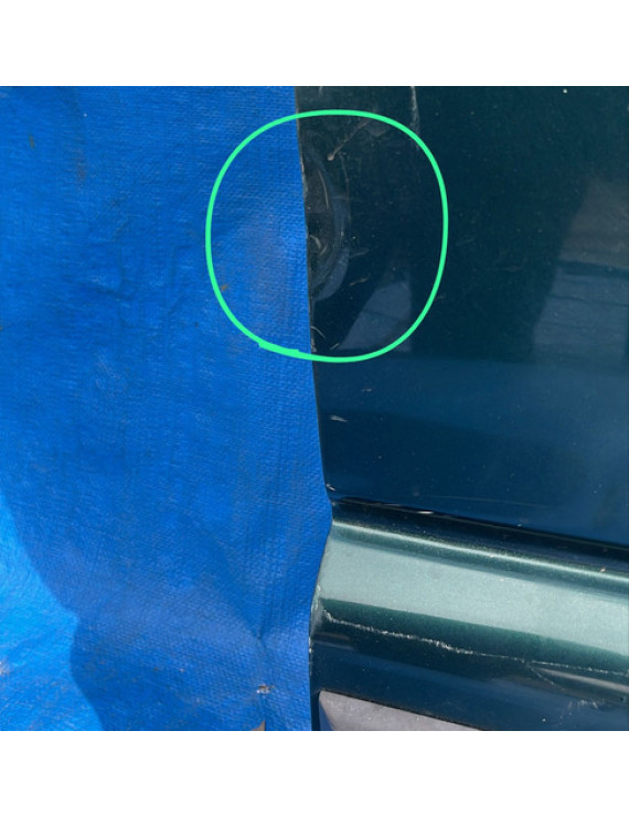 Porta Traseira Esquerda Gm S10 1996 A 2011 Detalhe Traseira Esquerdo Preto