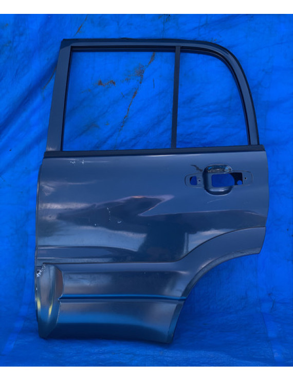 Porta Traseira Esquerda Tracker 2002 A 2008 Traseira Esquerdo Azul
