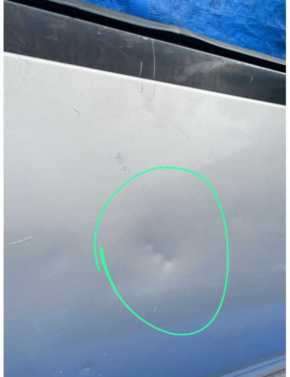 Porta Traseira Direita Toyota Prévia 1990 Á 1999 Traseira Direita Prateado