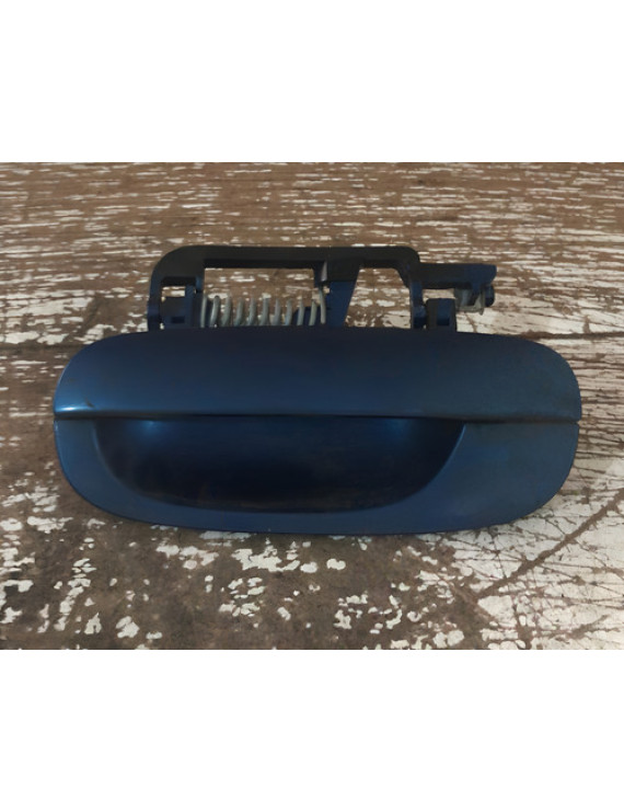 Maçaneta Externa Traseira Esquerda Peugeot 607 2001 Preto