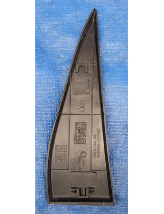 Moldura Interna Retrovisor Direito Chery Qq 2011 2012 Preto