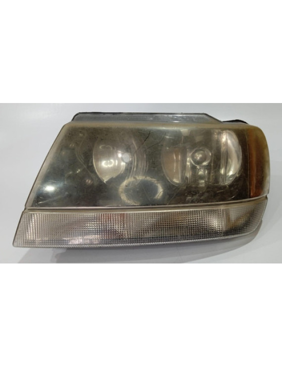 Farol Esquerdo Grand Cherokee Laredo 1999 2000 2001 Esquerdo/motorista