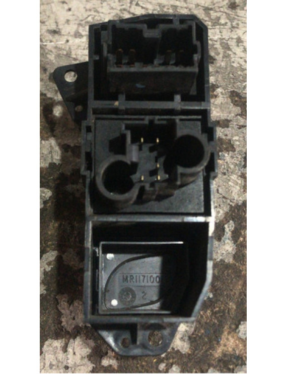 Comando Pisca + Desembaçador Eclipse 1995 - 2000 Preto