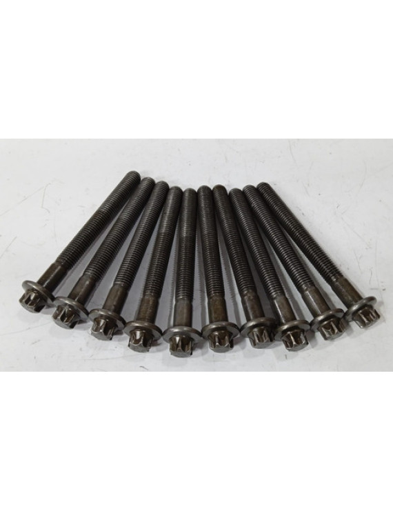 Kit Parafuso Mancal Virabrequim Mercedes C180 1.8 K 2005 Preto