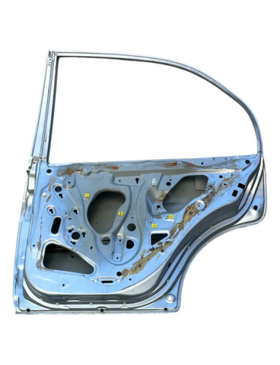 Porta Traseira Direita Honda Civic 2001 A 2006 Traseira Direita Prateado