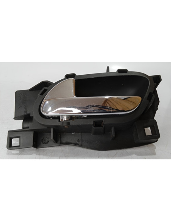 Maçaneta Interna Esquerda Citroen C4 Pallas 2007 - 2013 Preto Dianteira/traseira