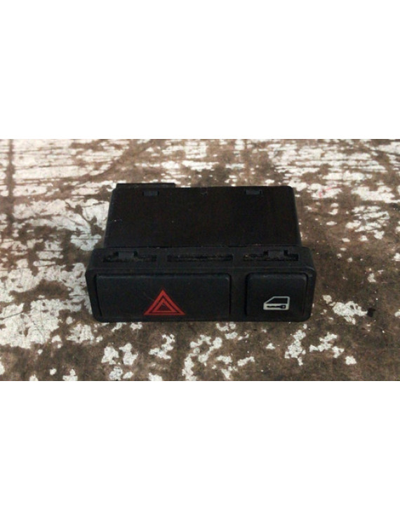 Botao Pisca Alerta E Trava Porta Bmw X5 2000 - 2006 Preto