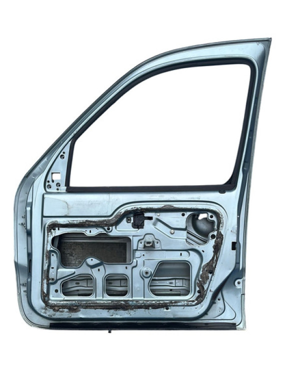 Porta Dianteira Direita Renault Kangoo 2005 A 2012 Detalhe Dianteira Direita Prateado
