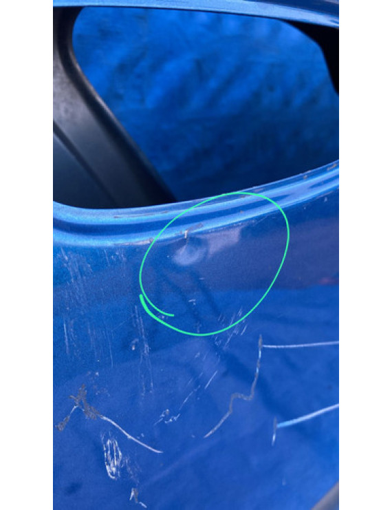 Porta Traseira Direita Peugeot 607 1999 A 2008 Traseira Direita Azul