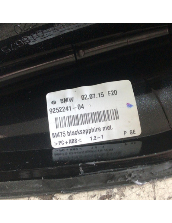 Moldura Antena Shark Bmw X4 2018 / 9252241-04  Preto