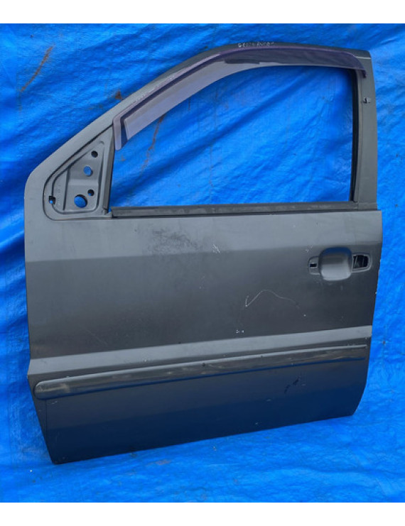Porta Traseira  Esquerda Ford Ecosport 2003 A 2012 Dianteira Esquerdo Preto