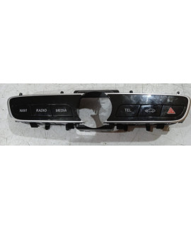 Botão Controle Mídia Botão Alerta Mercedes E300 C180 2020  Preto