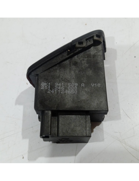 Botão De Pisca Alerta Audi A5 2010 2011 2012 Preto