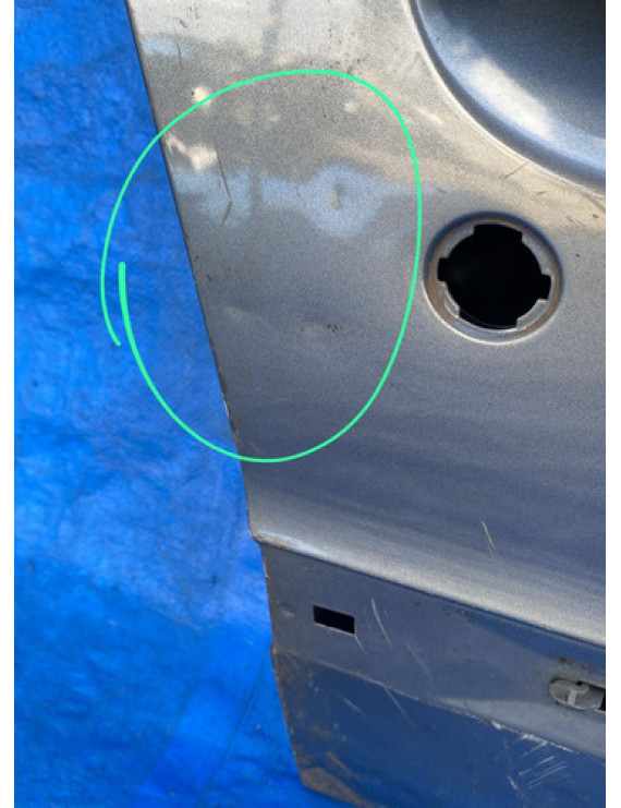 Porta Dianteira Direita Peugeot 206 2001 A 2012 Detalhes Dianteira Direita Prateado
