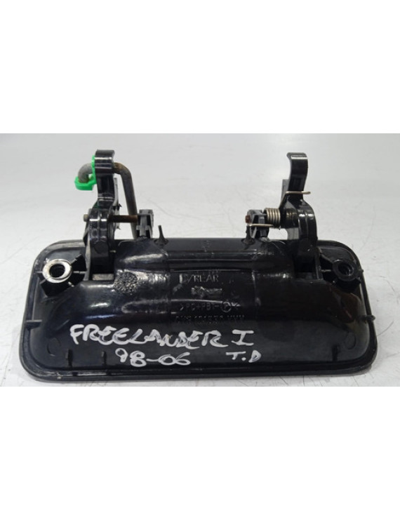 Maçaneta Externa Traseira Direita Freelander 1 2000 - 2005 Preto Traseira