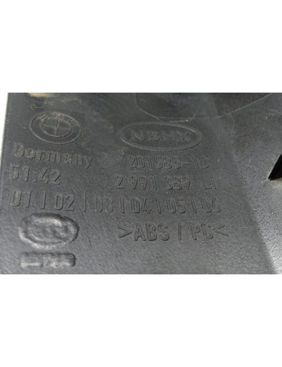 Friso Forro Porta Dianteira Esquerda Bmw X1 2012 - 2015 Preto