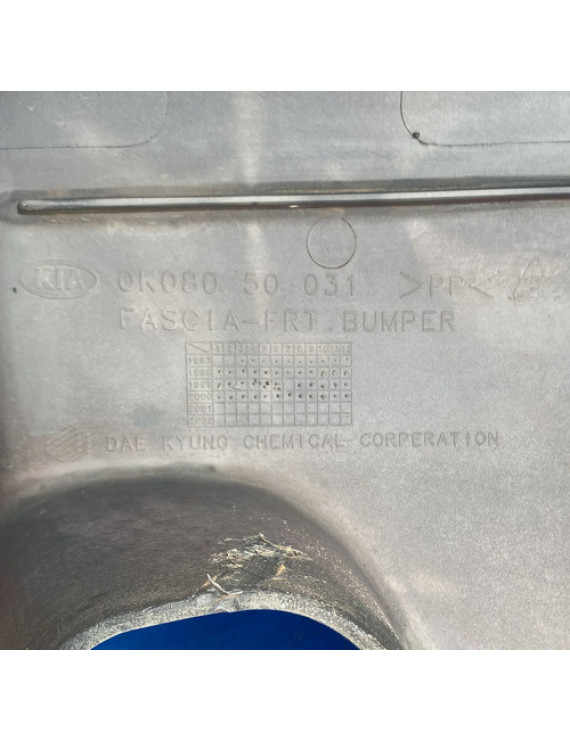 Parachoque Dianteiro Kia Sportage 1994 - 2001 Preto