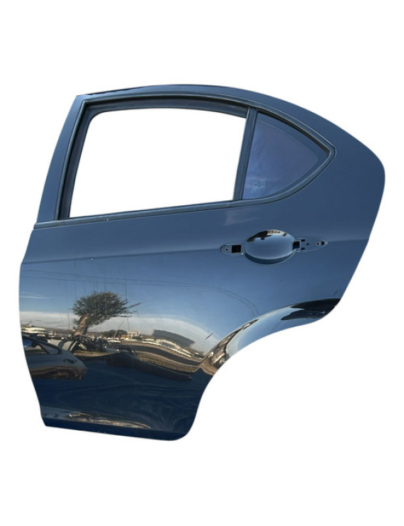 Porta Traseira Esquerda Jac J3 Hatch 2010 A 2013 Traseira Esquerdo Preto