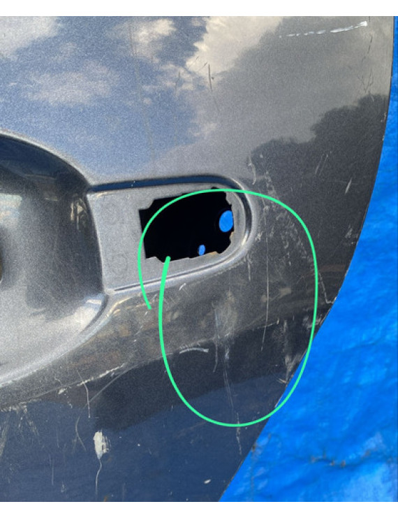 Porta Traseira Esquerda Megane 2006 A 2012 Traseira Esquerdo Preto