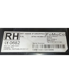 Modulo Estacionamento Direito Ford Edge 2011 / Bt4314c689cd Preto