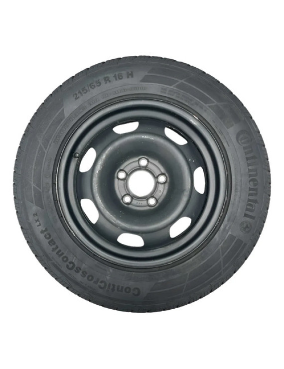 Roda De Ferro Aro 16 Com Pneu Duster Oroch 2017 2018 2019 Preto