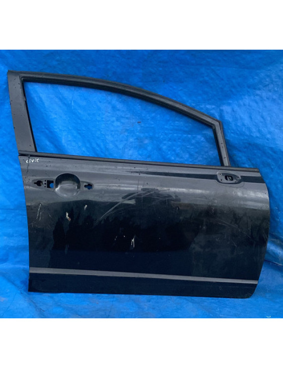 Porta Dianteira Direita New Civic 2007 2008 2009 2010 2011 Dianteira Direito Preto