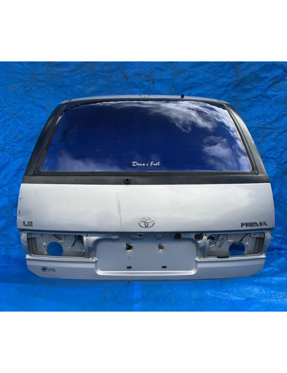 Tampa Traseira Toyota Prévia 1990 A 1999 Preto