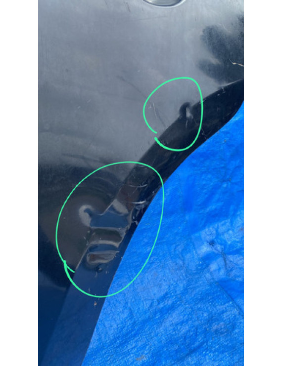 Porta Traseira Esquerda Rav 4 2010 2011 2012 / Avaria Traseira Esquerda Preto