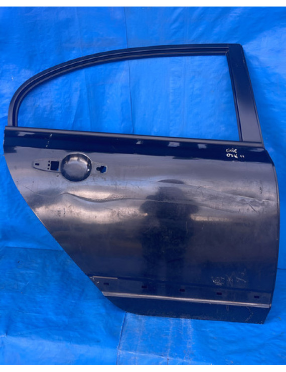 Porta Traseira Direita New Civic 2007 - 2011 / Detalhe Traseira Direito Preto