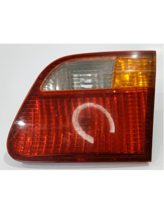 Lanterna Tampa Direita Honda Civic 1998 1999 2000 Direito/passageiro Vermelho / Âmbar / Claro