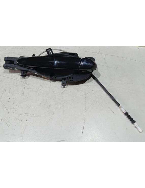 Maçaneta Externa Traseira Esquerda Bmw X6 3.0 2012 Preto
