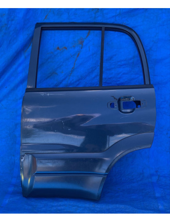 Porta Traseira Esquerda Tracker 2002 A 2008 Traseira Esquerdo Azul