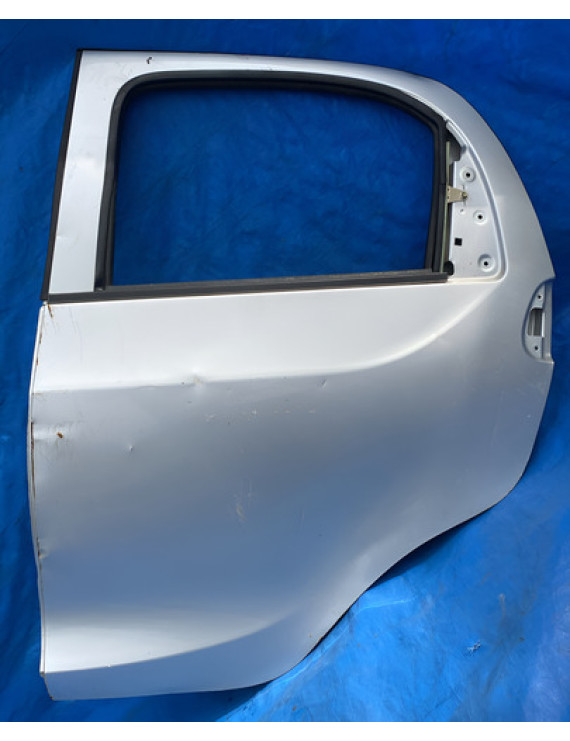 Porta Traseira Esquerda Chery S18 2009 A 2014 Traseira Esquerdo Prateado