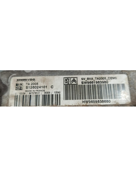 Módulo Câmbio Peugeot 307 2007 - 2012 / S126024101