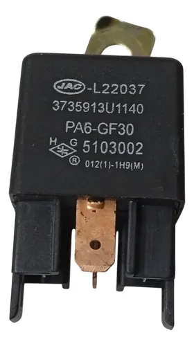Relê Ventoinha Jac J3 2010 - 2015 / 3735913u1140 Preto