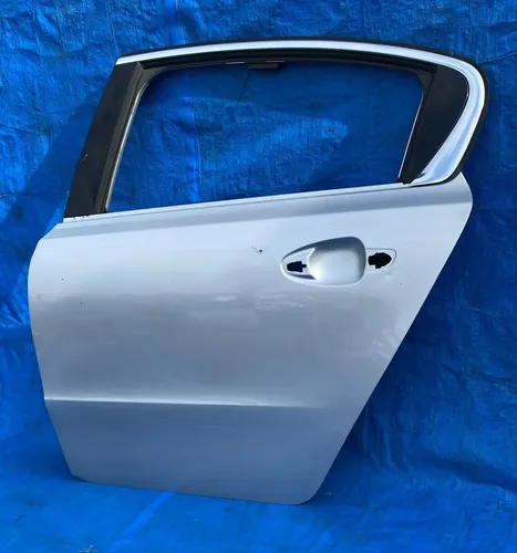Porta Traseira Esquerda Peugeot 508 2012 2013 2014 2015 Traseira Esquerdo Prateado