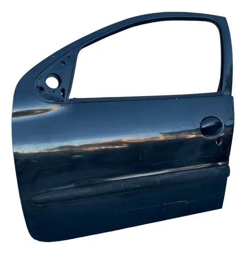 Porta Dianteira Esquerda Peugeot 206 207 1999 A 2012 Dianteira Esquerdo Preto