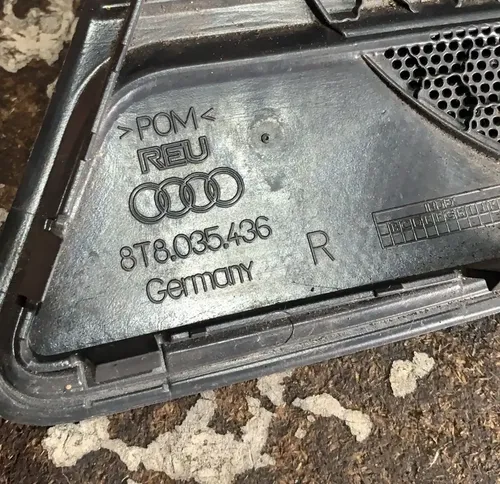 Tela Alto Falante Traseiro Direito Audi A4 2008 - 2012 Preto