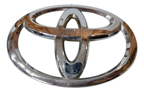 Emblema Simbolo Toyota Tampa Traseira Etios 2015 2016 Prateado