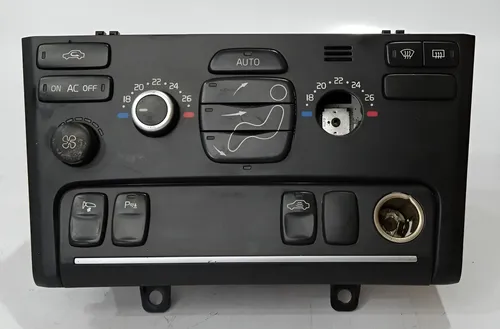 Controle De Ar Volvo Xc90 2007 Para Peças Preto Controle De Ar Volvo Xc90 2007 Para Peças Preto