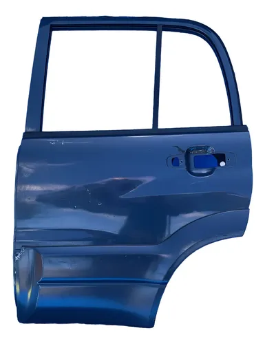 Porta Traseira Esquerda Tracker 2002 A 2008 Traseira Esquerdo Azul