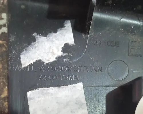 Acabamento Interno Porta Traseira Esq Honda Civic 2.0 2019
