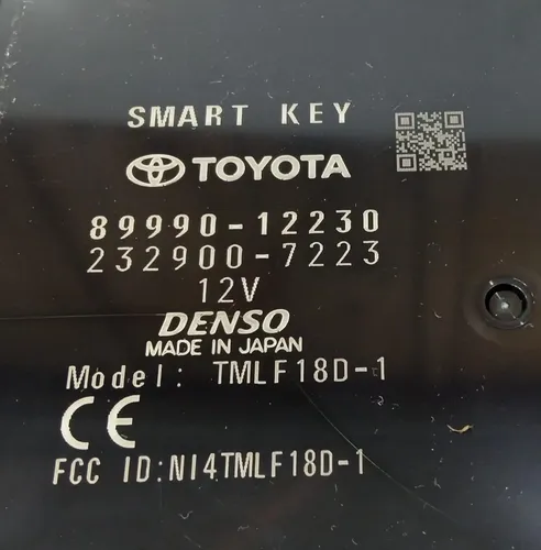 Módulo Bcm Smart Key Corolla 2.0 2020 - 2024 / 8999012230