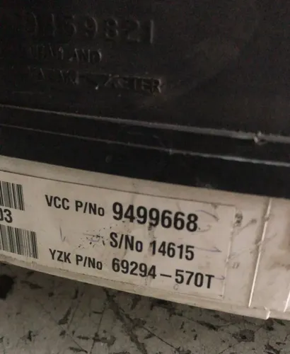 Painel De Instrumentos Volvo V70 S60 2001 9499668 / Manual