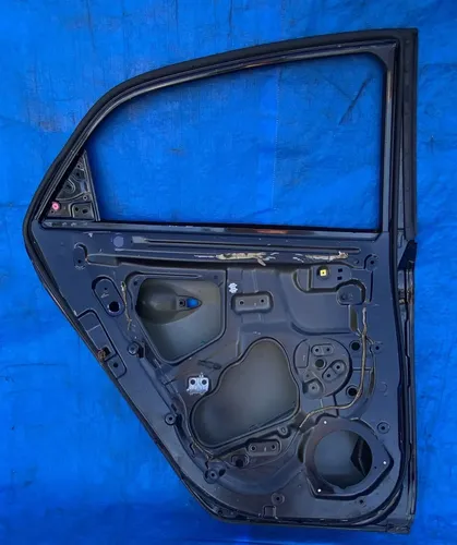Porta Traseira Esquerda Hb20 Hatch 2012 A 2019 Traseira Esquerdo Preto
