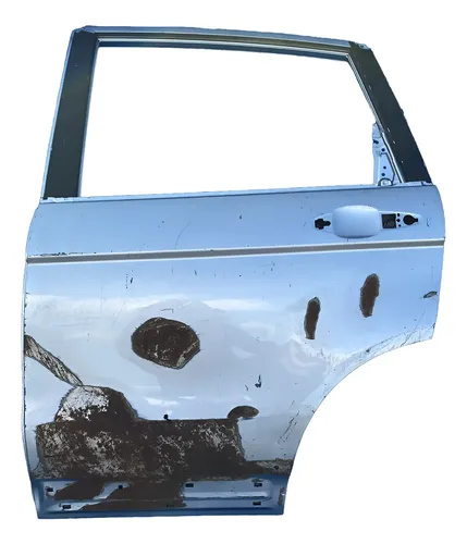 Porta Traseira Esquerda Honda Crv 2008 Á 2011 Traseira Esquerdo Prateado
