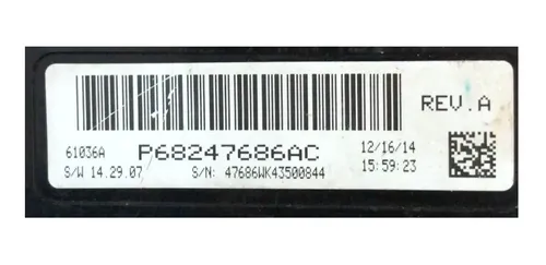 Modulo Acelerador Grand Cherokee Laredo 2011-15 P68247686ac