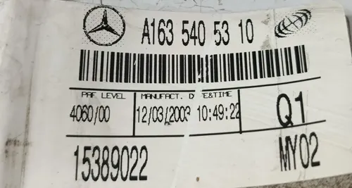 Auxílio De Estacionamento Pdc Mercedes Ml500 2005