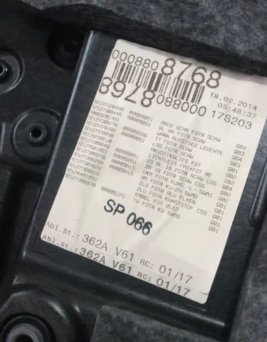 Forro De Porta Traseiro Direito Mercedes E250 2014