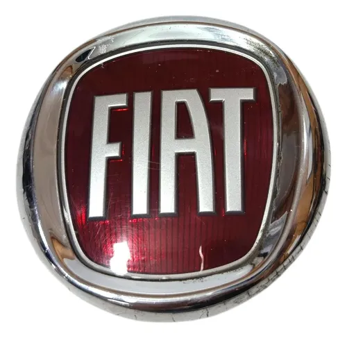 Emblema Grade Dianteira Fiat Palio Strada Fiorino 2008-2014 Vermelho